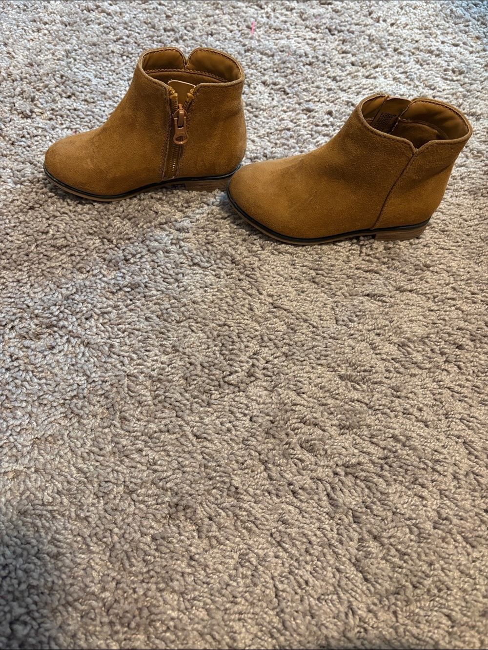 Cat & Jack Kids Brown Suede Ankle Boots